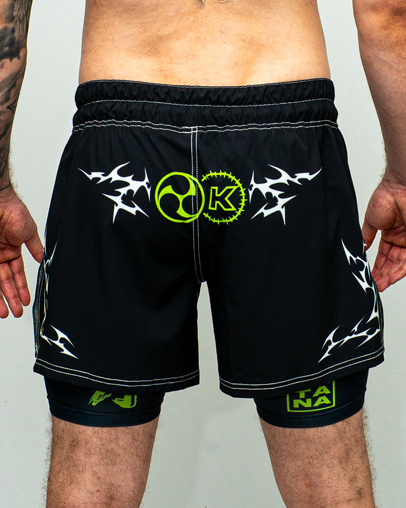 VENOM (BLACK) 2-in-1 Combat Shorts